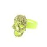 Bague fantaisie, Noeud Papillon, Jaune Fluo - 2177-37377