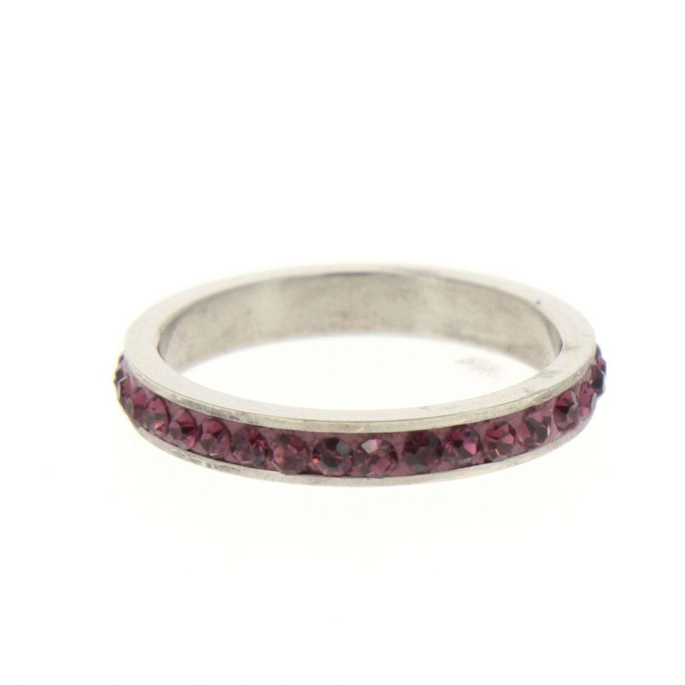  Stainless steel ring, 6311 Purple