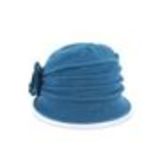 Chapeau Laine fleur BESSIE Bleu - 10224-37568