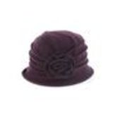 Chapeau Laine fleur BESSIE Violet - 10224-37581