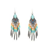 JANAKI feathers earrings