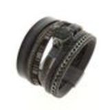 MOLLY natural stone cuff bracelet Grey - 10272-37885