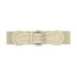 Ceinture élastique Bouccle à strass BARISA Beige - 2553-37947