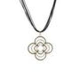 Collier femme, Coeur en strass, XS-2259 Golden - 10296-38099