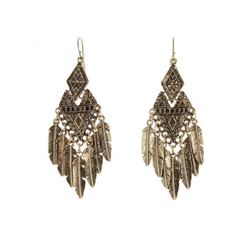 Boucles d' oreilles papillon Golden - 10325-38292