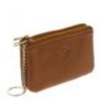 Leather double zip wallet Brown - 10340-38435