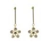 Boucles d'oreilles lamelles coloré, 2062 Golden - 9668-38483