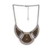 Collier femme, Coeur en strass, XS-2259 Marron - 10355-38624