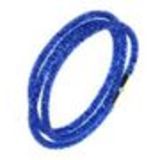 Collier ou Bracelet, tresse, AON-12 Bleu cyan - 9485-38742