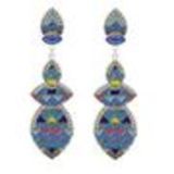 Boucles d'oreilles MAURICETTE Bleu - 10436-39101