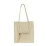 Sac en cuir Paulina Ecru - 10481-39395