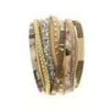 Bracelet manchette Natalie Marron - 10520-39810