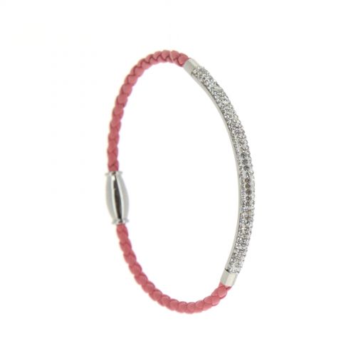 Woman Stainless steel bracelet Strass, NANA