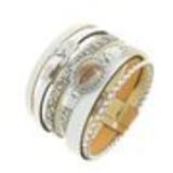 Justus cuff bracelet White - 10529-39896