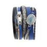 Justus cuff bracelet Blue - 10529-39899