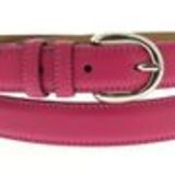 Ceinture double cuir vachette CRUZITA Fuchsia - 10539-40045