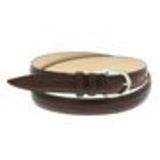 Ceinture double cuir vachette CRUZITA Brun - 10539-40050