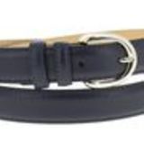 Ceinture double cuir vachette CRUZITA Bleu marine - 10539-40054