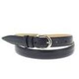 Ceinture double cuir vachette CRUZITA Bleu marine - 10539-40055