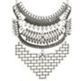 Collier fantaisie, 7924 Or Argent - 10566-40230