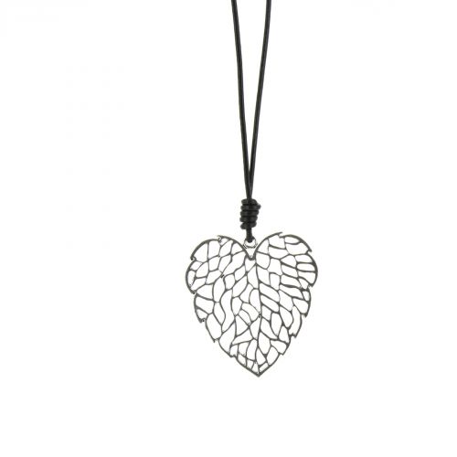 Collier femme, Coeur en strass, XS-2259 Argent - 10584-40351