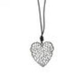 Collier femme, Coeur en strass, XS-2259 Grey - 10584-40352