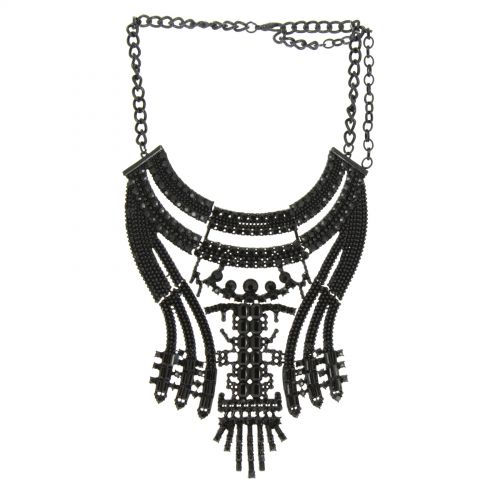 Collier femme, Coeur en strass, XS-2259