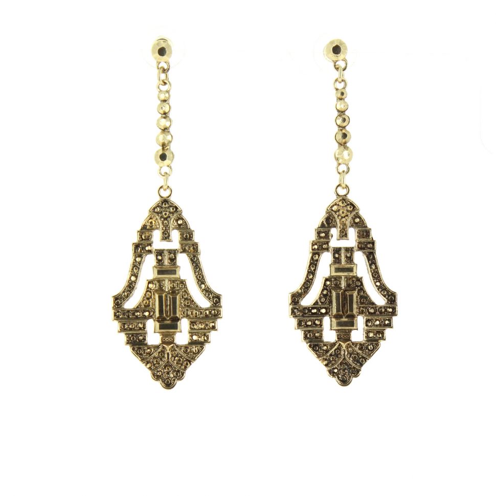 Boucles d' oreilles papillon Golden - 10596-40426