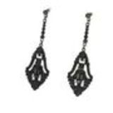 Boucles d'oreilles Solveig Noir - 10596-40433