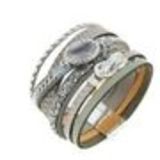 Justus cuff bracelet Grey - 10529-40435