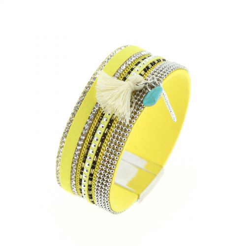 NORINE cuff bracelet Yellow - 10211-40439