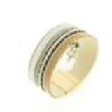 NORINE cuff bracelet Beige (Golden) - 10211-40441