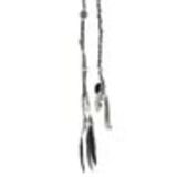 ANANTHA 180cm long necklace Black - 10229-40557
