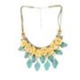 Collier fleurs Hanna Jaune - 10622-40592