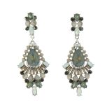 Rhinestone Zirconia earring, Franciska