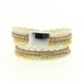 VIVIANNE Wrap bracelet Yellow - 10667-40792