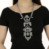 Collier femme, Coeur en strass, XS-2259