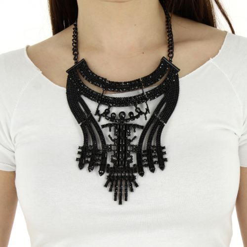 Collier fantaisie, 7924 Or Noir - 10590-40832