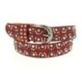 Ceinture 3,5cm strass doré, 7737 Vert