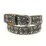 Ceinture , rivet, clouté, strass