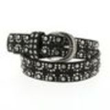 Ceinture , rivet, clouté, strass