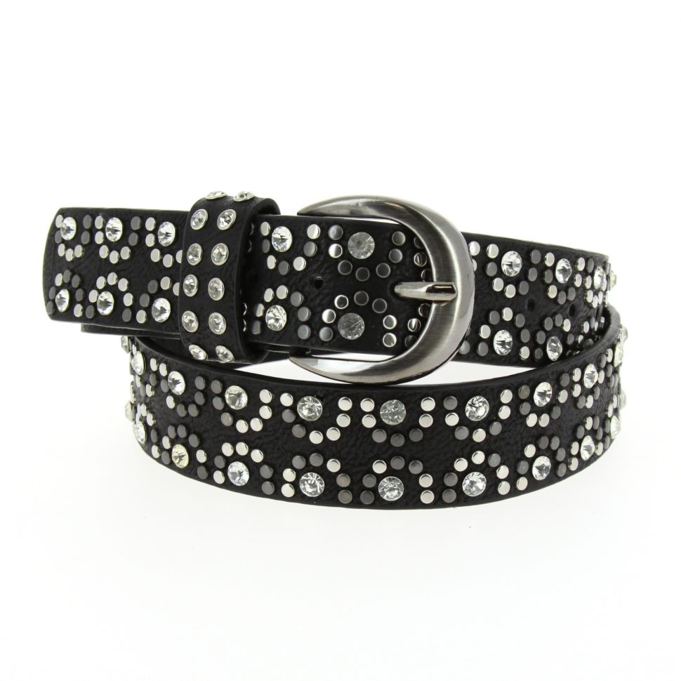 LAILA studded leather belt