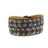 Ceinture 3,5cm strass doré, 7737 Vert