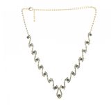 Collier femme, Coeur en strass, XS-2259