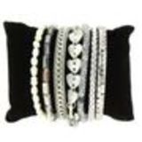 Mina-Amina leatherette bracelet