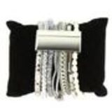 Mina-Amina leatherette bracelet