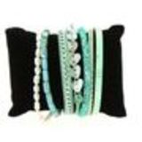 Mina-Amina leatherette bracelet