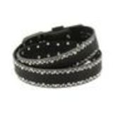 Ceinture femme doublé en cuir à strass et rivets, CAPUCINE