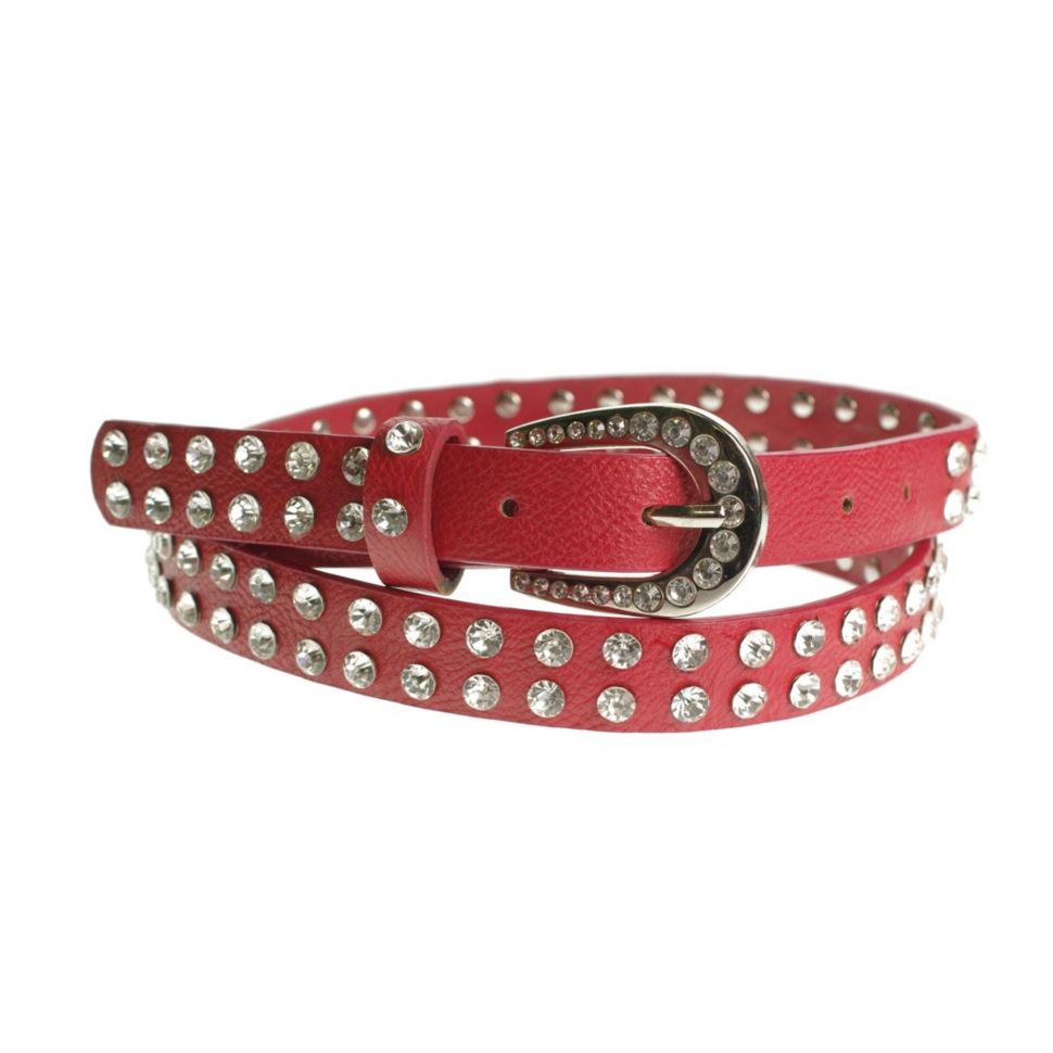 Ceinture 2,20 cm rivé de strass XL, 2173