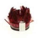 Bracelet manchette plumes 